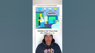 I’m sure you can’t find the 4th object, it’s like it vanished into thin air! #share #challenge