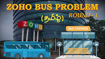 Zoho Interview Puzzles | How Long Does the Bus Stop? | #zohointerview #zohoaptitude