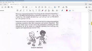 Math 141: Algebra of propositions