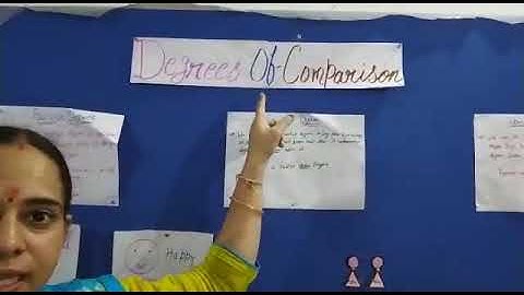 Grade 3 English Grammar (Degrees of Comparison)