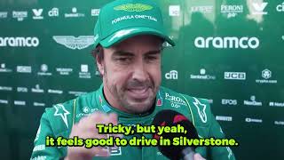 Alonso Interview 2023 British GP | Post-Practice