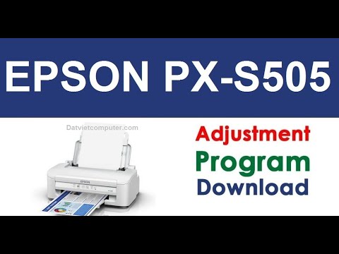 廃インクカウンターをリセットする方法EPSON PX-S505 - ADJPROG Epson
