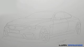 Como Desenhar e Colorir um Carro: Aula para Iniciantes (BMW E30) 