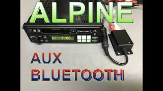 VINTAGE  CAR RADIO ALPINE BLUETOOTH MODULE