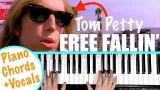 How to play FREE FALLIN' - Tom Petty Piano Tutorial [accurate & easy]