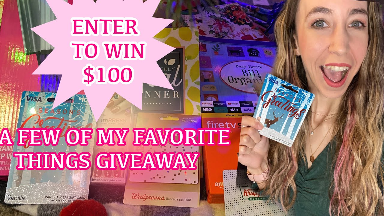 A FEW OF MY FAVORITE THINGS GIVEAWAY! SUBSCRIBER APPRECIATION | ENTER TO WIN