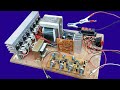 How to make 12VDC push pull amplifier circuit at home