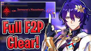 How to EASILY Beat Unknowable Domain Level 5 (Someones Mausoleum) Completely F2P! (Honkai Star Rail)