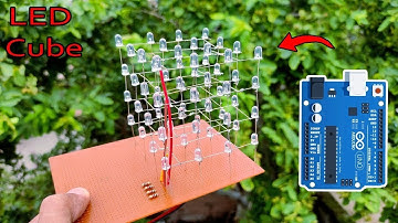 How to make 4x4x4 Led Cube - Best Arduino Project