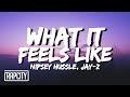 Nipsey Hussle & JAY-Z - What It Feels Like (Lyrics)