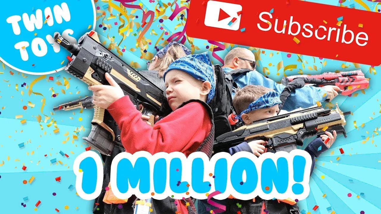 nerf war 1 million subscribers