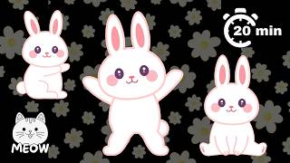 Baby Bunny Summer Adventure 🐰 High Contrast Baby Sensory