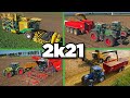 Dutch farming harvest 2021 | Grass, grain, potatoes, onions | Fendt, NH, Ploeger, Dewulf & more