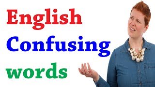 Confusing words in English lesson for English Speaking practice Hindi