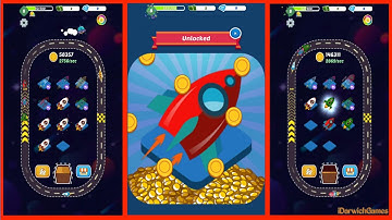 Merge Rocket - Click & Idle Tycoon - Gameplay (iOS - Android)