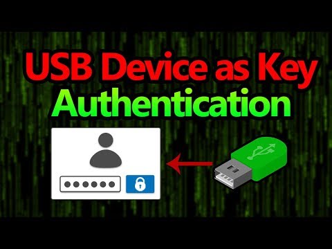 Secure Login Authentication System using USB Device (Flash Drive, Phone) Unlock Key C# Tutorial