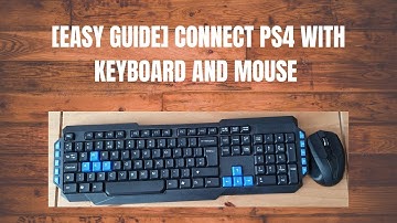 Connecting A Wireless Keyboard and Mouse To Your PlayStation 4