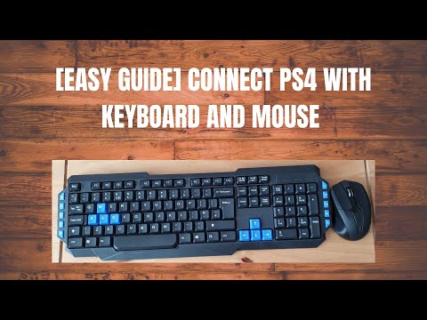 Connecting A Wireless Keyboard and Mouse To Your PlayStation 4