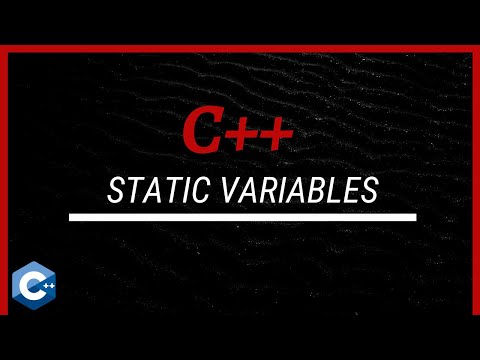 C++ Tutorial [21] - Static Local Function Variables