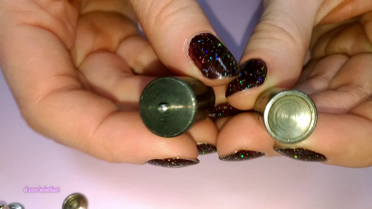 Установка люверсов и хольнитенов прессом ТЕР 2 - YouTube