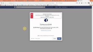 My Facebook Test App Access