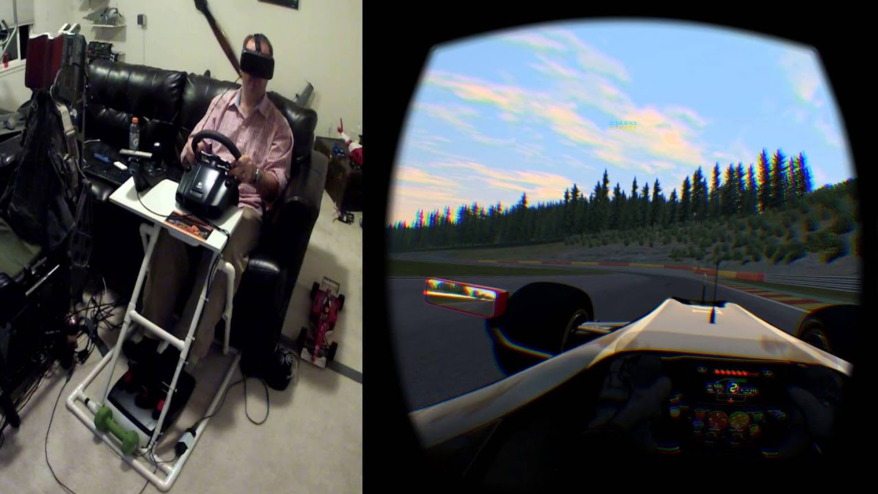 Assetto Corsa On The Oculus Rift Dk Logitech G Youtube