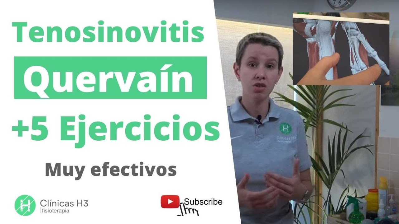 Tenosinovitis de De Quervain👋 + 5 Ejercicios ✅ MUY EFECTIVOS ✅ | Clínicas H3