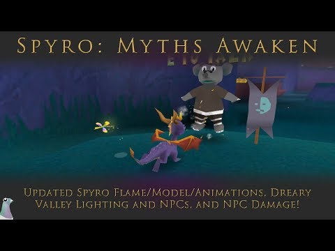Видео: Spyro: Myths Awaken фанатская игра выглядит довольно летно