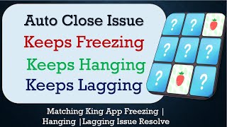 How to Fix Matching King Auto Close | Keeps Hanging | Freezing | Lagging Issue Solve in Android screenshot 1