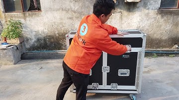 2019 KKMark Factory produced black flip midas m32 flight road cases