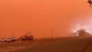 Dust Storm At Baratta Condobolin NSW