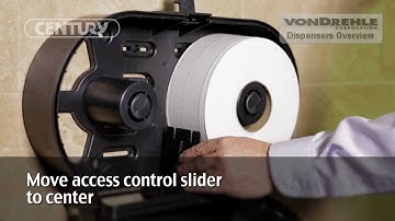 Loading your Jumbo Roll Tissue Dispense