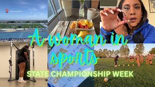 STATE CHAMPIONSHIP | coach vlog | track coach | strength coach ✨🏃🏽‍♀️🏆