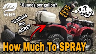 How To Calibrate Your ATV Sprayer and MORE!