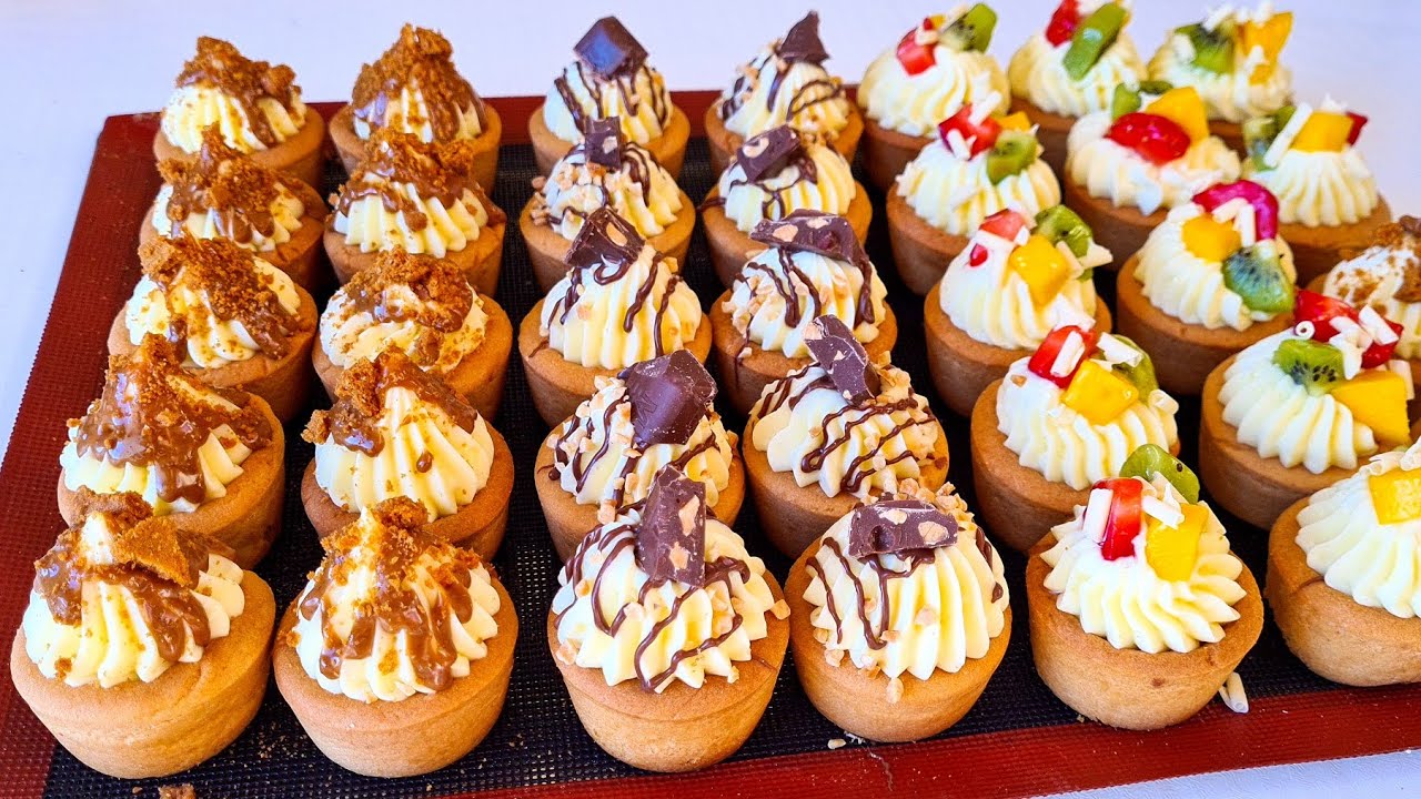 كيفاش تحضري الذ ميني تارت باسهل طريقة؟! وصفة خطيرة وكريما اخطر لذة وشكل رائعين بلا تعب