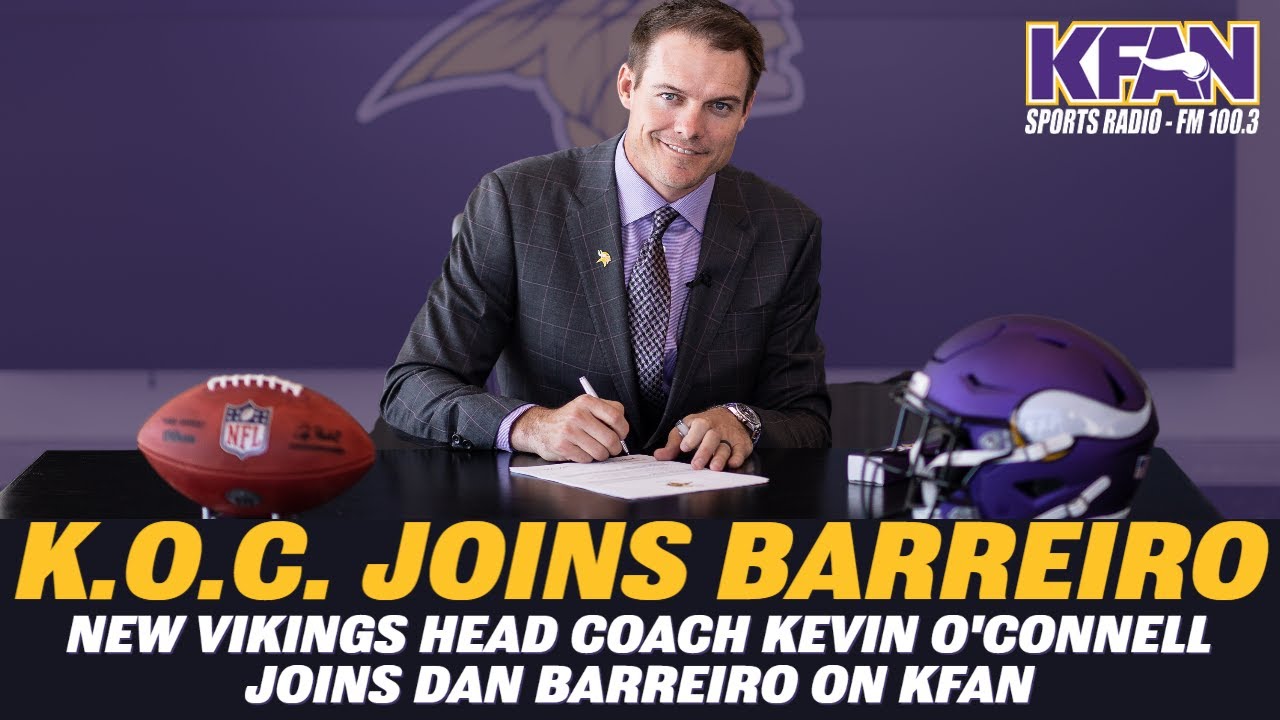 New Vikings Head Coach Kevin O'Connell joins Dan Barreiro on KFAN