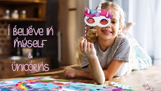 Chalk and Chuckles I Love Unicorns 100 Piece Jigsaw Puzzle, Secret Message Puzzle for Kids Age 5+ screenshot 1