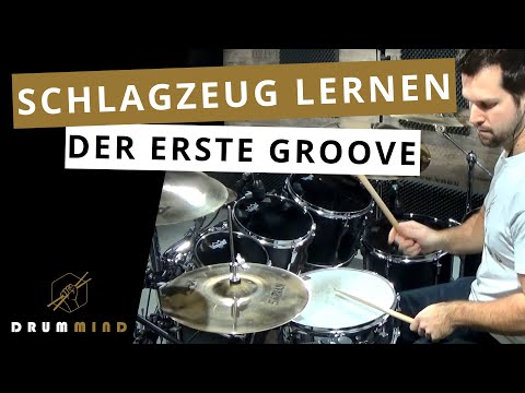 Schlagzeug lernen - Der erste Groove für Schlagzeug Anfänger - YouTube
