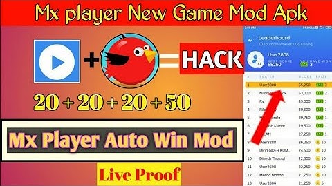Mx player game hack trick | mx player flap up game trick