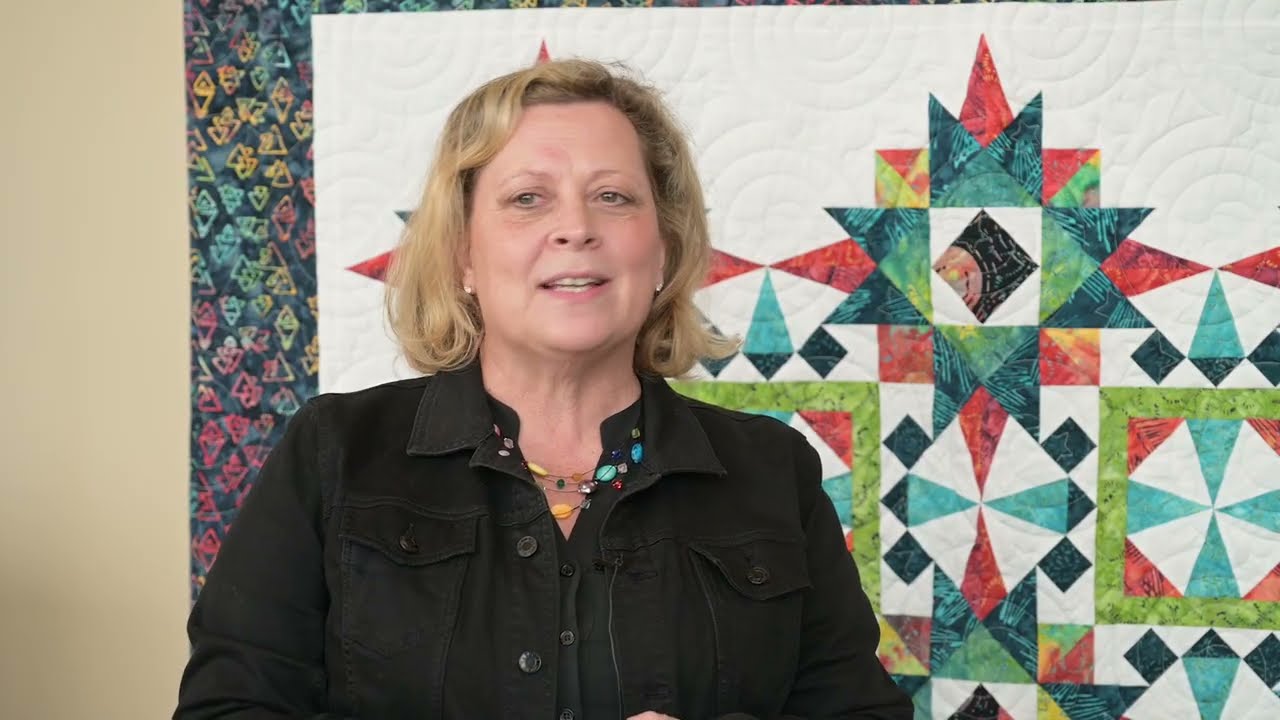 Добавьте немного блеска в вашу стеганую работу с Majestic Glimmer и Мишель Рене Хайатт!