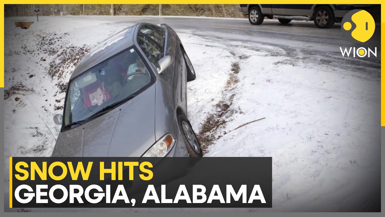 USA: Frigid Cold Grips Central, Eastern US As Snow Hits Georgia And Alabama | WION