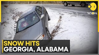 USA: Frigid Cold Grips Central, Eastern US As Snow Hits Georgia And Alabama | WION