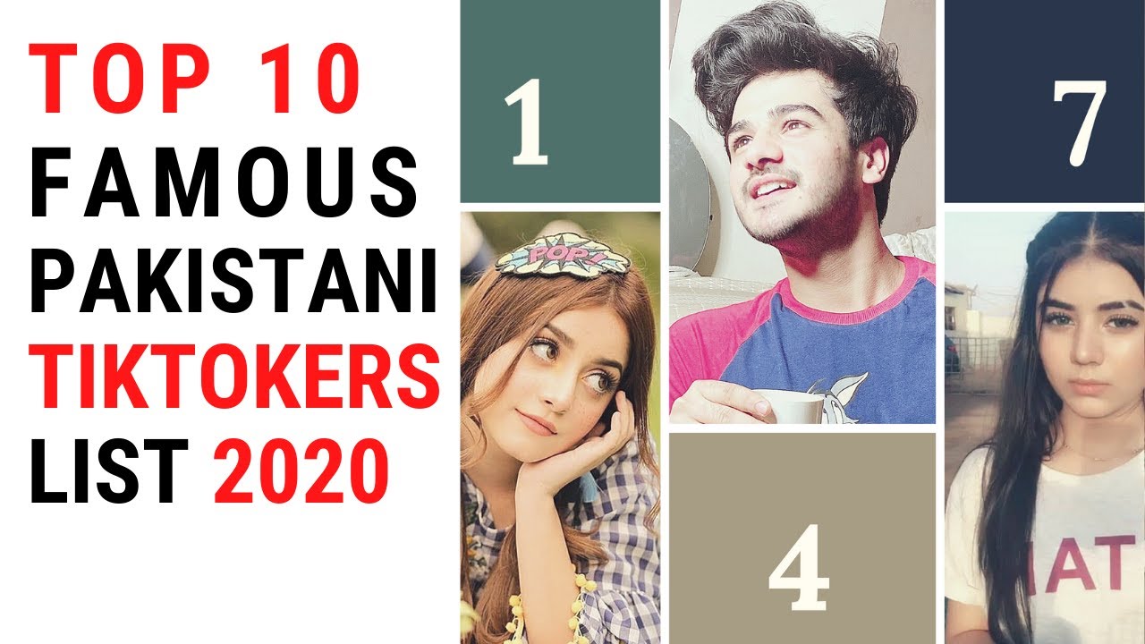  Top  10  Famous Followed Pakistani TikTokers  List 2022 