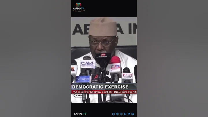 NIGERIA DECIDES 2023: "All is Set For 2023 General Elections" - INEC Chairman, Prof. Mahmood Yakubu