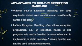 EXCEPTION AND EVENT HANDLING IN HINDI