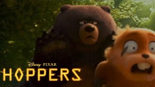Bear Fight Scene - Hoppers (2026) | 4K