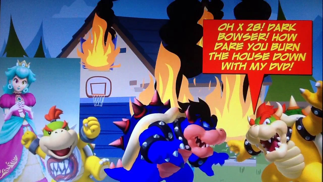 Dark Bowser Burns Down The House/Grounded YouTube