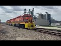 An Ohio Central light engine power move.