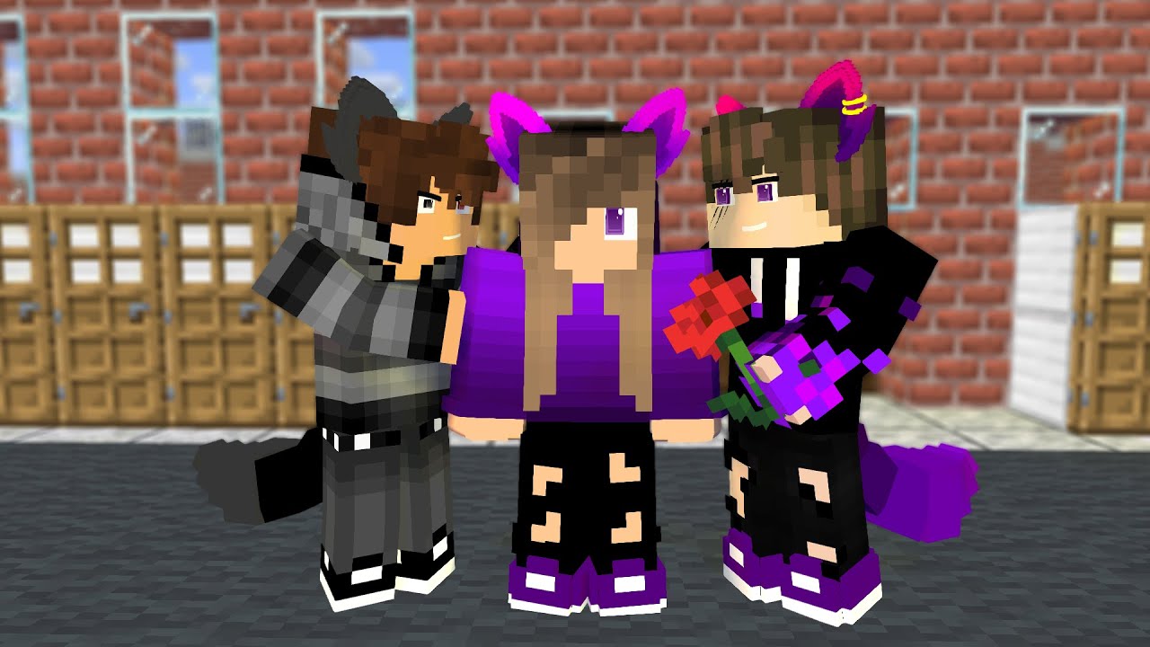 ♪ OUTSIDE ♪ -  Minecraft Animation Bully Story [EP1]