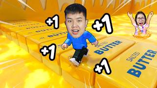 +1 Speed Every Second Stepping on Salty Butter BUTTER ESCAPE for Satisfying ASMR Sounds with bqTh... screenshot 5